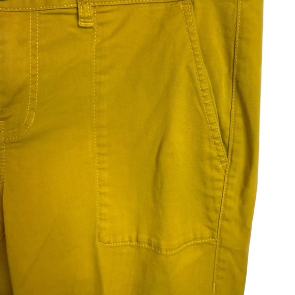 CAbi | Yellow Straight Leg Utility Women's Pants | #5869 | Sz 8 - Picture 4 of 10